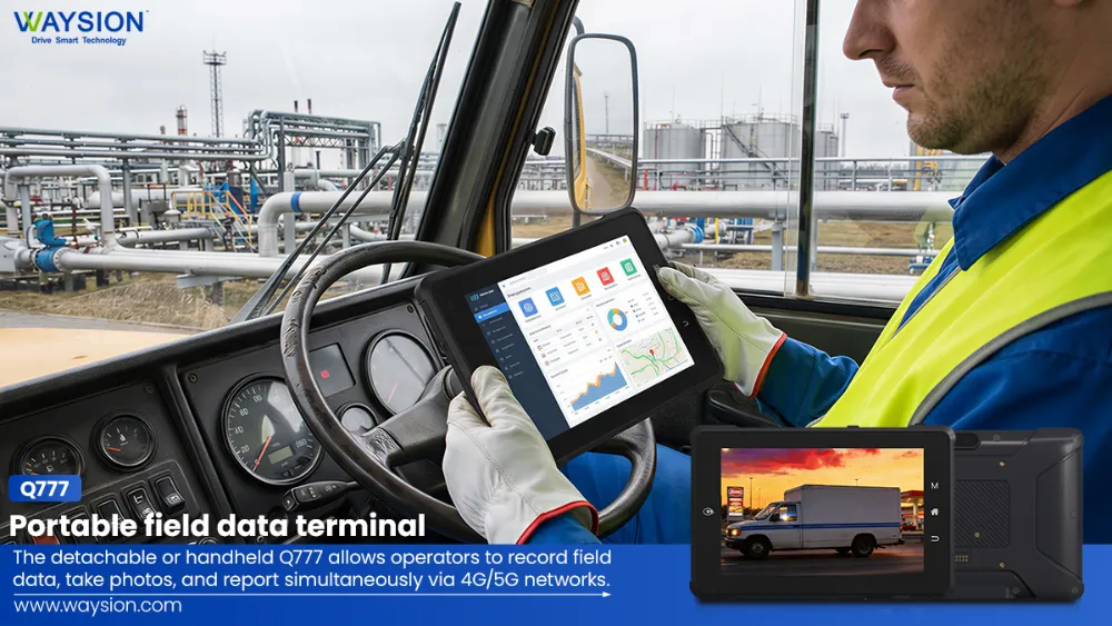 Q777 Portable field data terminal